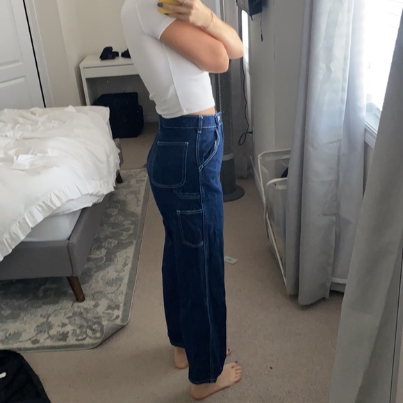 Dark blue carpetenter jeans - Picture 2 of 3